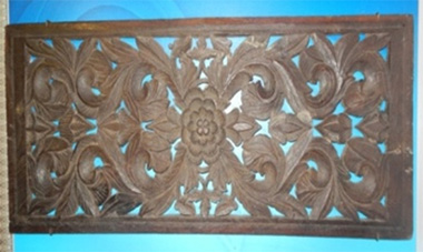 Ukiran Kayu Tebuk Tembus Tanpa Silat